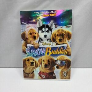 Disney DVD Snow Buddies Movie with Slipcover G Rated Kids Family Puppy Adventure